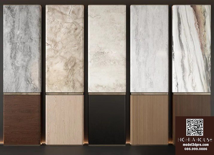 30 Contemporary Marble Material 3D Models – 3ds Max Collection