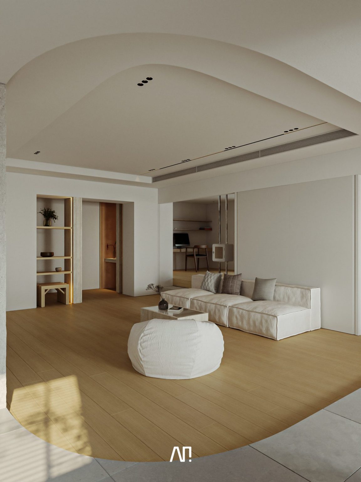 3Ds Max Apartment Interior Model Download By Phuong Pham JD - 3D Models Pro