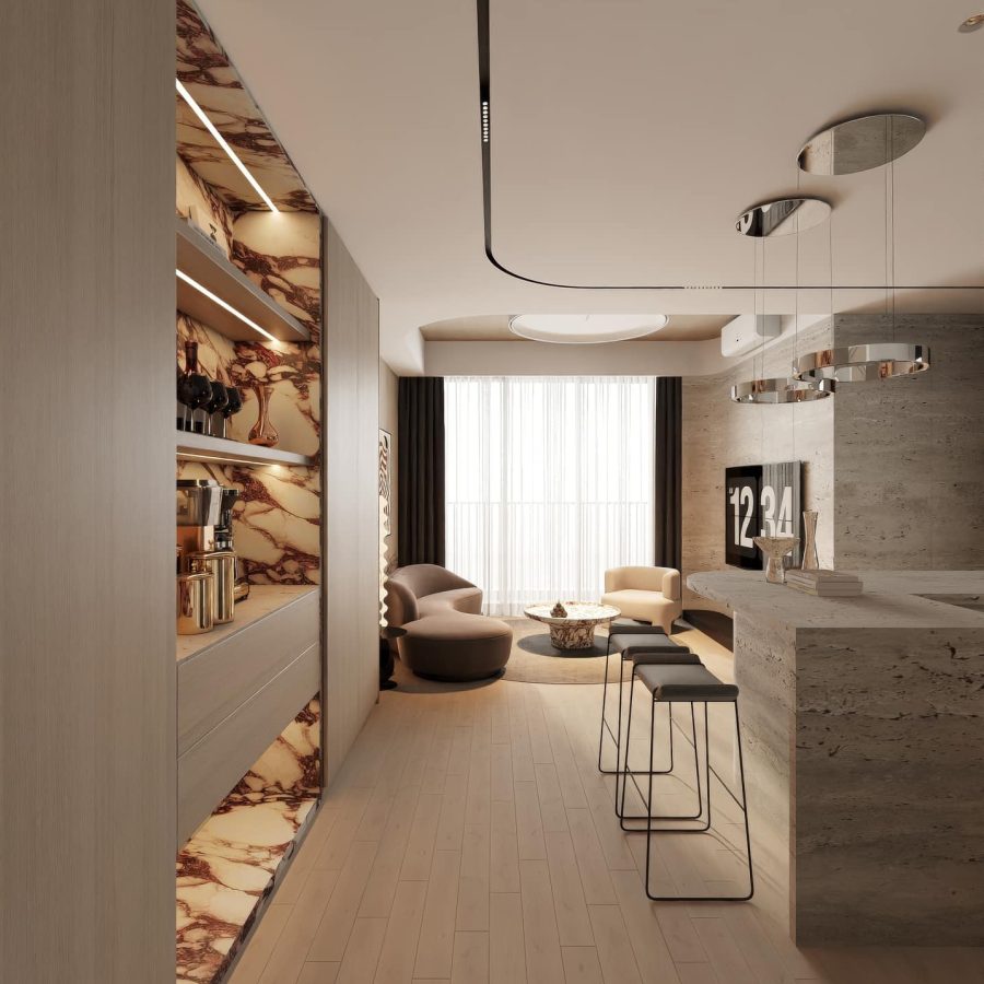 3Ds Max Living Room Interior Model Download By Trung Hau Tran