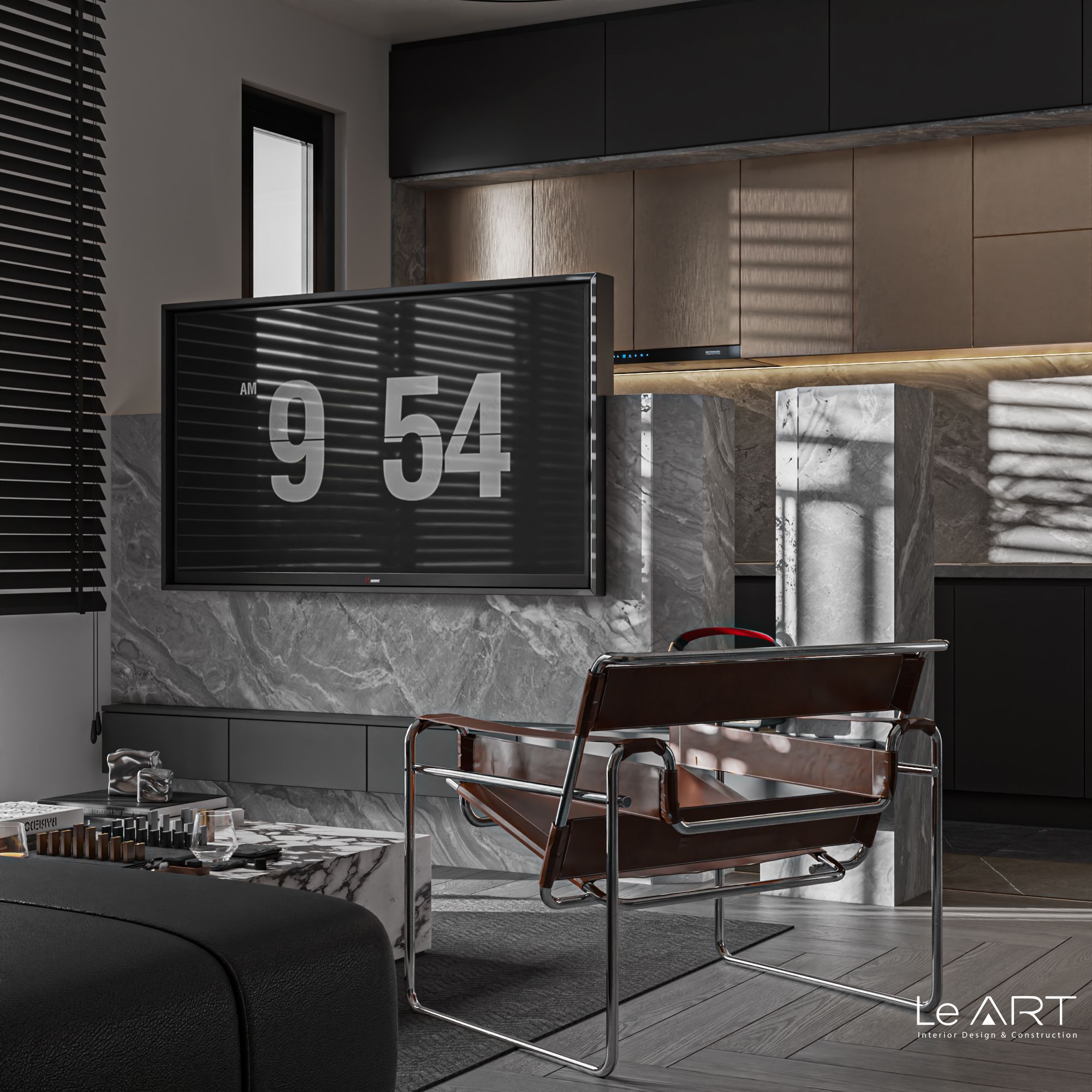 3Ds Max Living Room Interior Model Download by Lê Hoang Tin