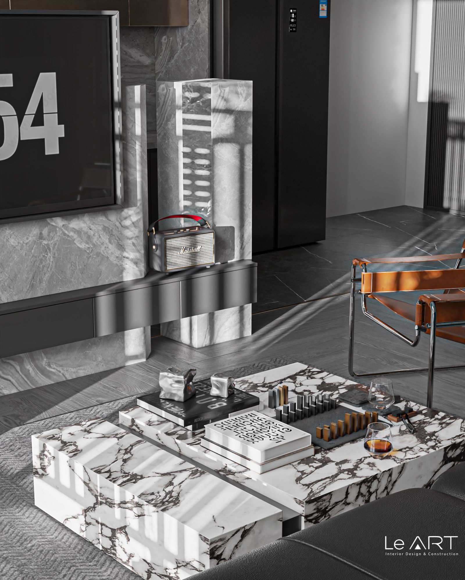 Free Modern Curved Staircase 3D Model – 3ds Max Download 9536 - Ảnh 8