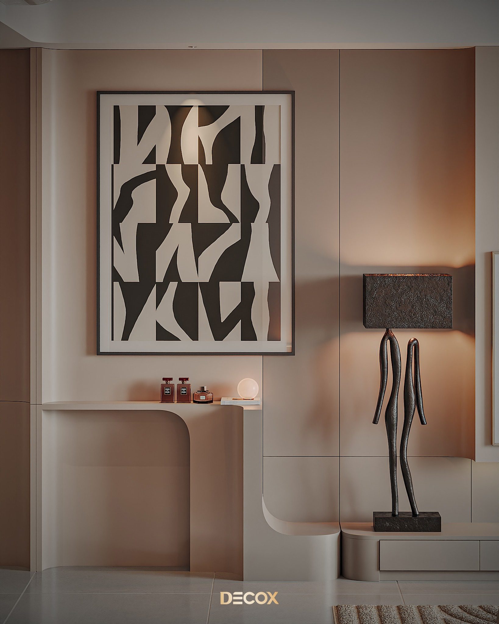 3Ds Max Living Room – Kitchen Interior Model Download By Pham Tran Nam - Ảnh 3