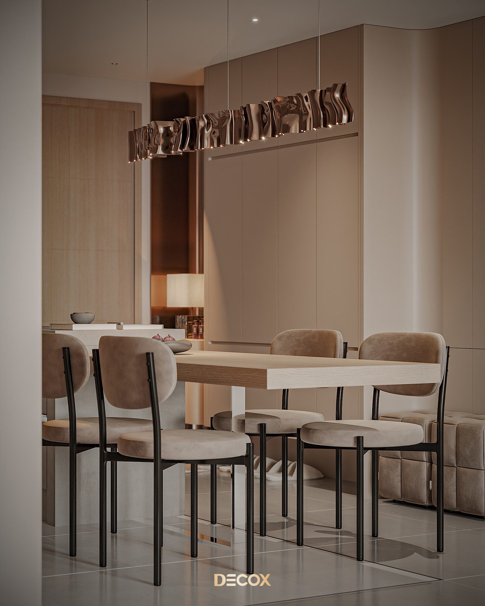 3Ds Max Living Room – Kitchen Interior Model Download By Pham Tran Nam - Ảnh 9