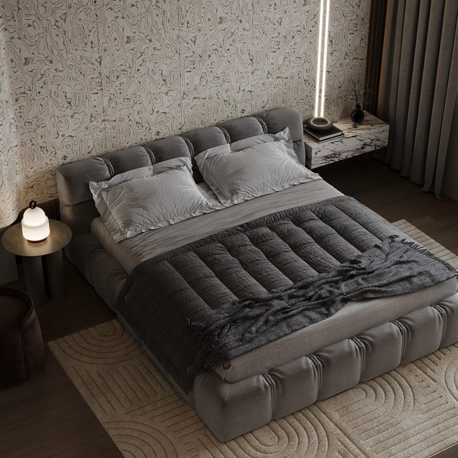 Modern Bedroom 3ds Max Model – Free Download Interior Scene