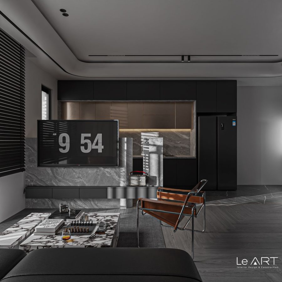 3Ds Max Living Room Interior Model Download by Lê Hoang Tin