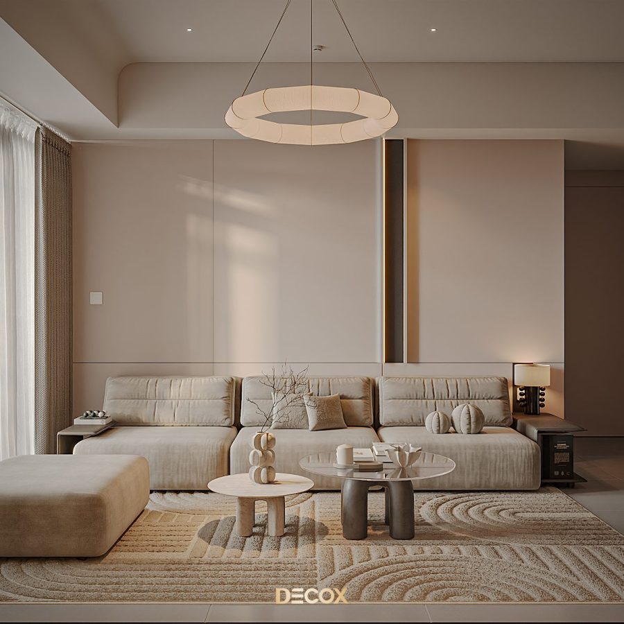 3Ds Max Living Room – Kitchen Interior Model Download By Pham Tran Nam