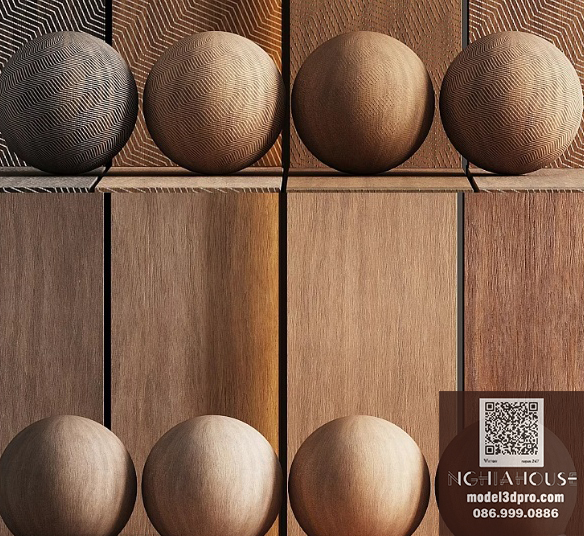 Free 3D Wood Material Models High-Quality Texture Packs for Designers_0060