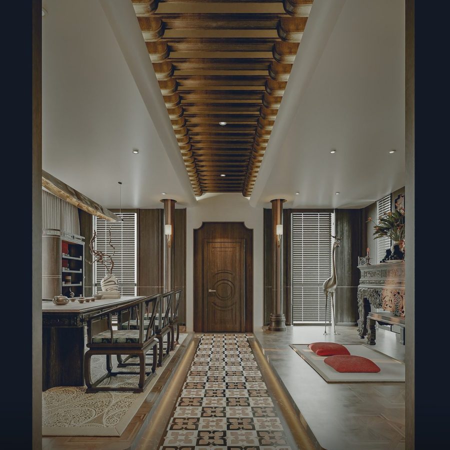 Free 3Ds Max Altar Room Interior Model Download by Tran Mo