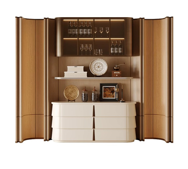 High Quality Italian Style Sideboard Cabinet 3ds Max Model Free Download for Interior Scene_2379