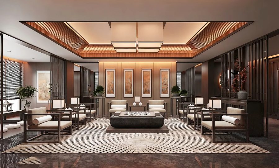 Phong khach tan co dien trung hoa sang trong free 3d model 3ds max noi that lobby resort download mien phi_9852