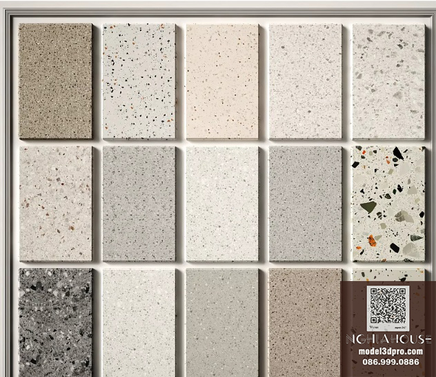 High Resolution Terrazzo Slab Texture Pack Free Download for 3Ds Max and ArchViz_9999