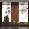 Japanese Zen Garden Interior Decoration 3D Model Free Download_6804
