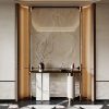Luxury Marble Console Table 3D Model Free Download – Modern Entryway Design_8949