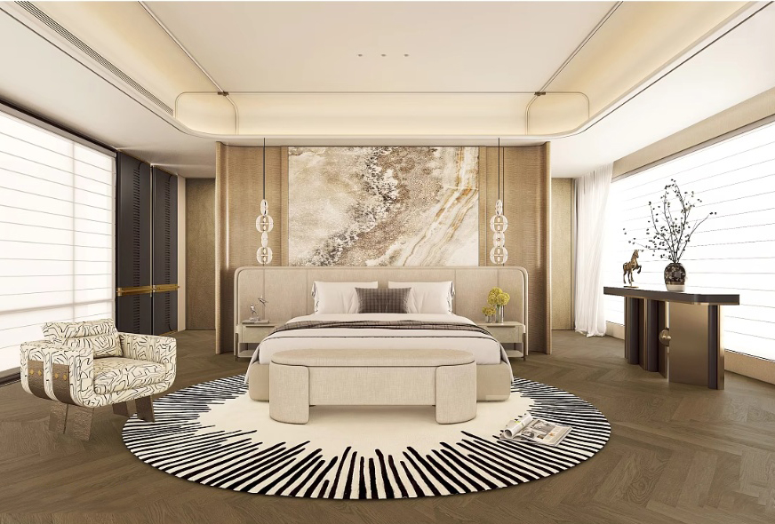 Modern Apartment Interior Scene 3D Model
