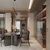 3Ds Max Livingroom – Kitchen Interior Model Download by Quoc Tung