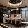 Free Download 3Ds Max Living Room & Kitchen Interior Model – Design by Quoc Tung