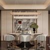 Luxury Modern Dining Room Interior Design 3ds Max Model – Marble Dining Table, Designer Chairs, Corona Render_0159