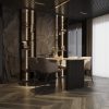 Download Free 3D Living Room- Kitchen Interior Model By Trung Nghia