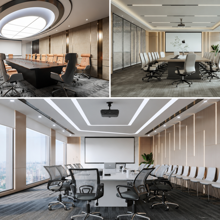 Free 3ds Max Meeting Room Model – Modern Conference Room Interior 3D Model