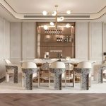 Luxury Dining Room Interior Design 3D Model – Modern Dining Table, Chairs & Bar Cabinet 3ds Max_4789_max