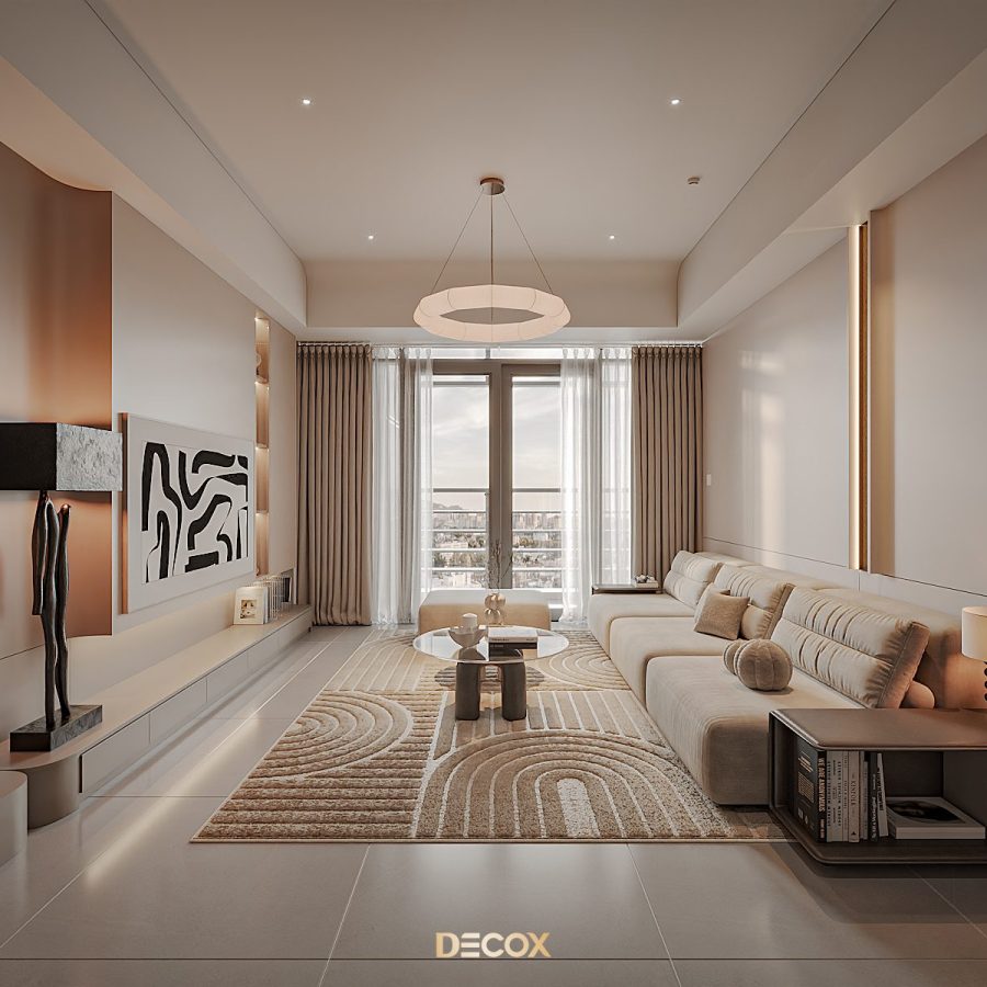 3ds Max Living Room – Kitchen Interior Model Download By Pham Tran Nam