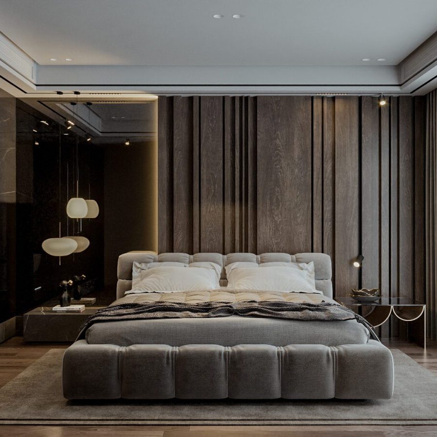 Download Free 3D Master Bedroom Interior Model by Huynh Arc