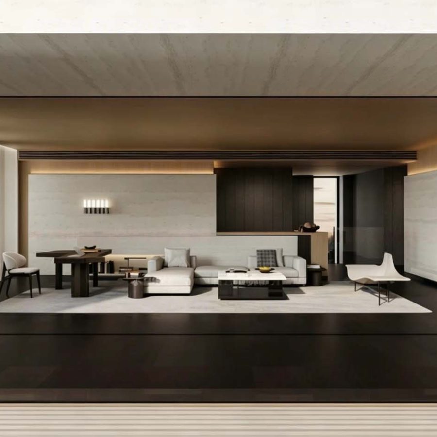 Living Room - Modern Interior Design - 3D Models