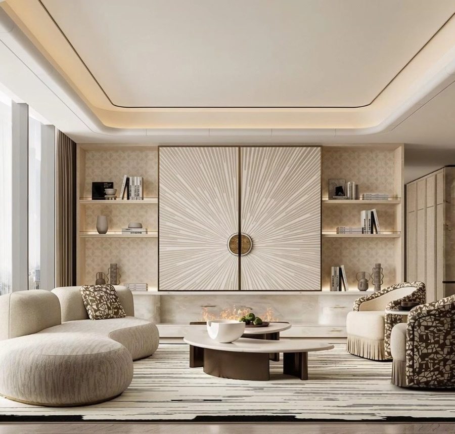 Living Room Scene 3D Models for Download -2174