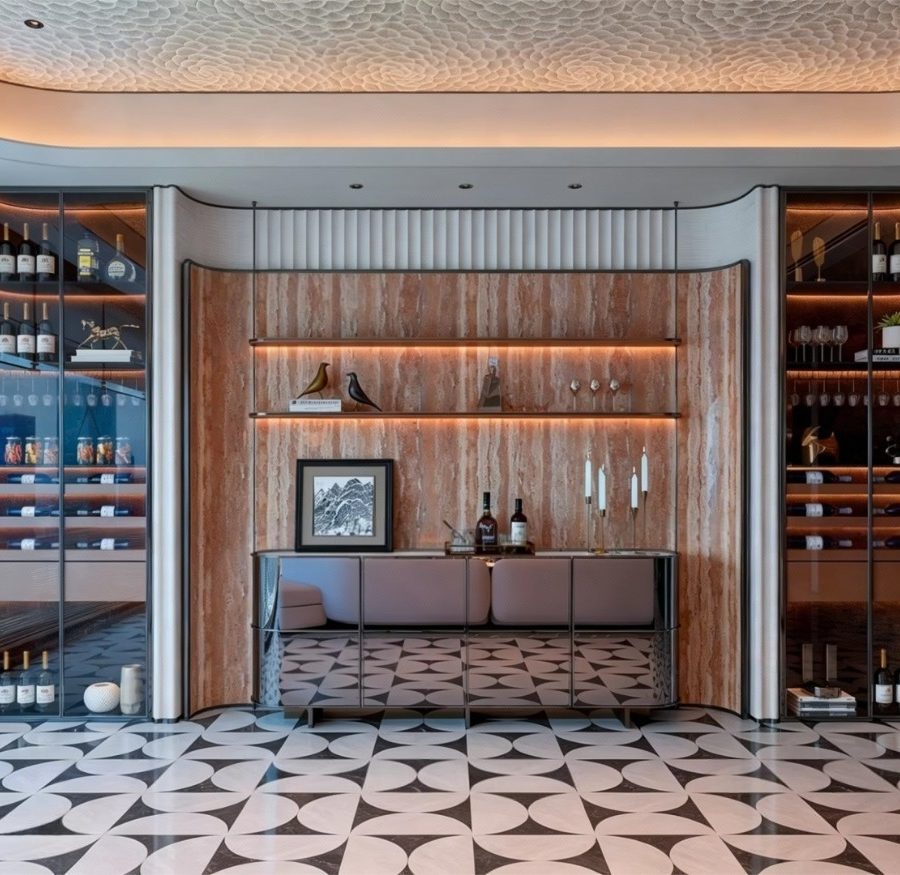 Luxury Classic Interior Bar Cabinet 3ds Max Model_CR
