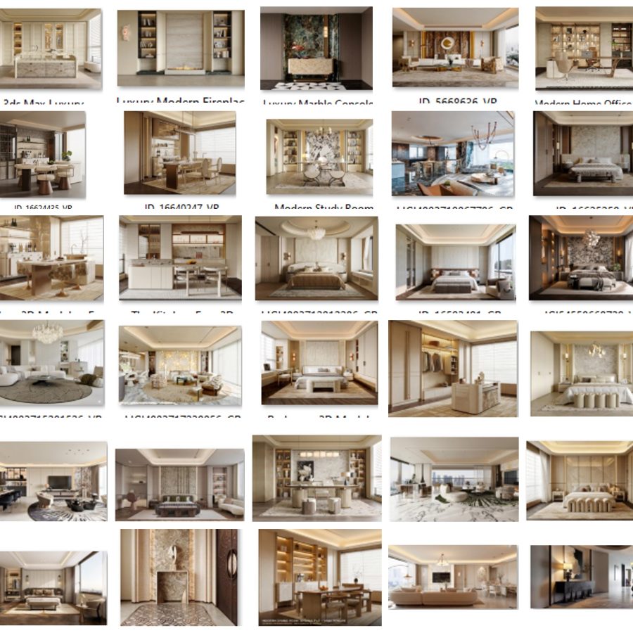SET 30 MODELS 3DSMAX VR-CR N360-2026