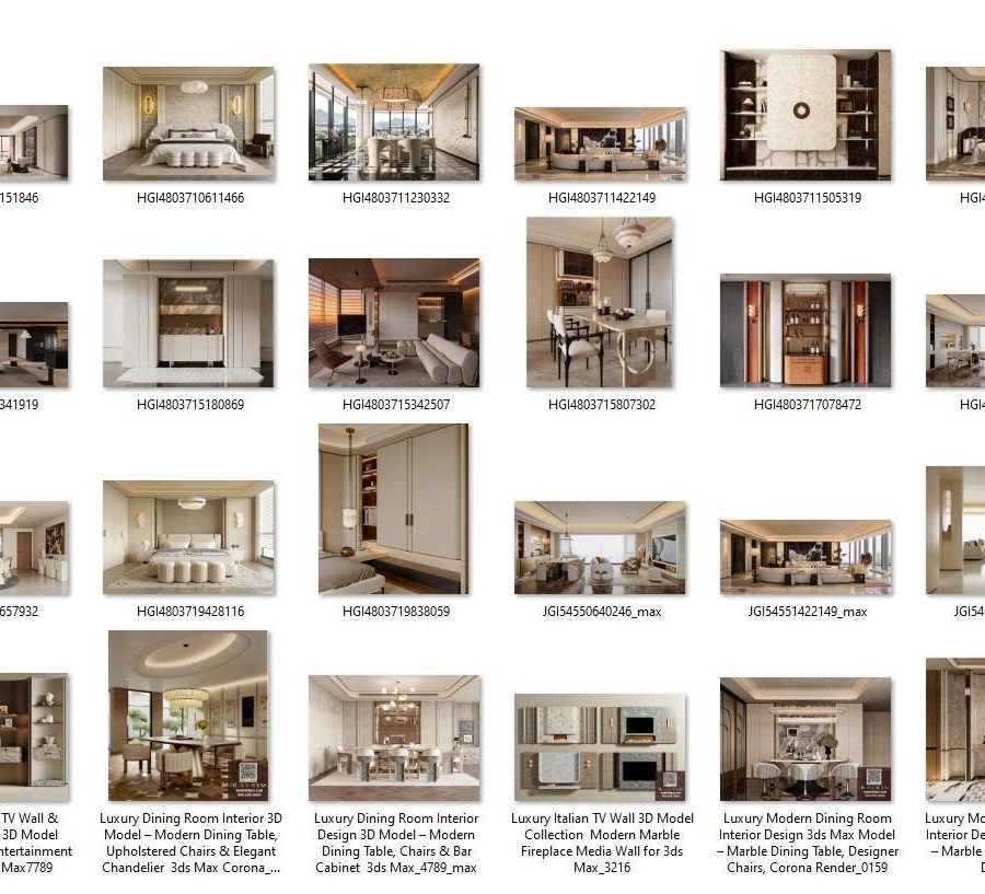 SET 30 MODELS 3DSMAX N358-2026