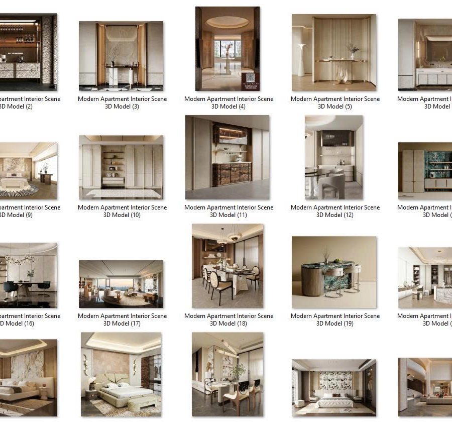 SET 30 MODELS 3DSMAX VR-CR N359-2026