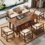 Chinese Style Tea Table and Chairs 3D Model – 3ds Max V-Ray_423