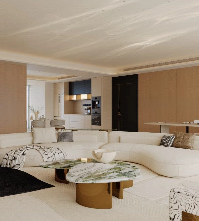 Living Room Scene 3D Models for Download_8646CR